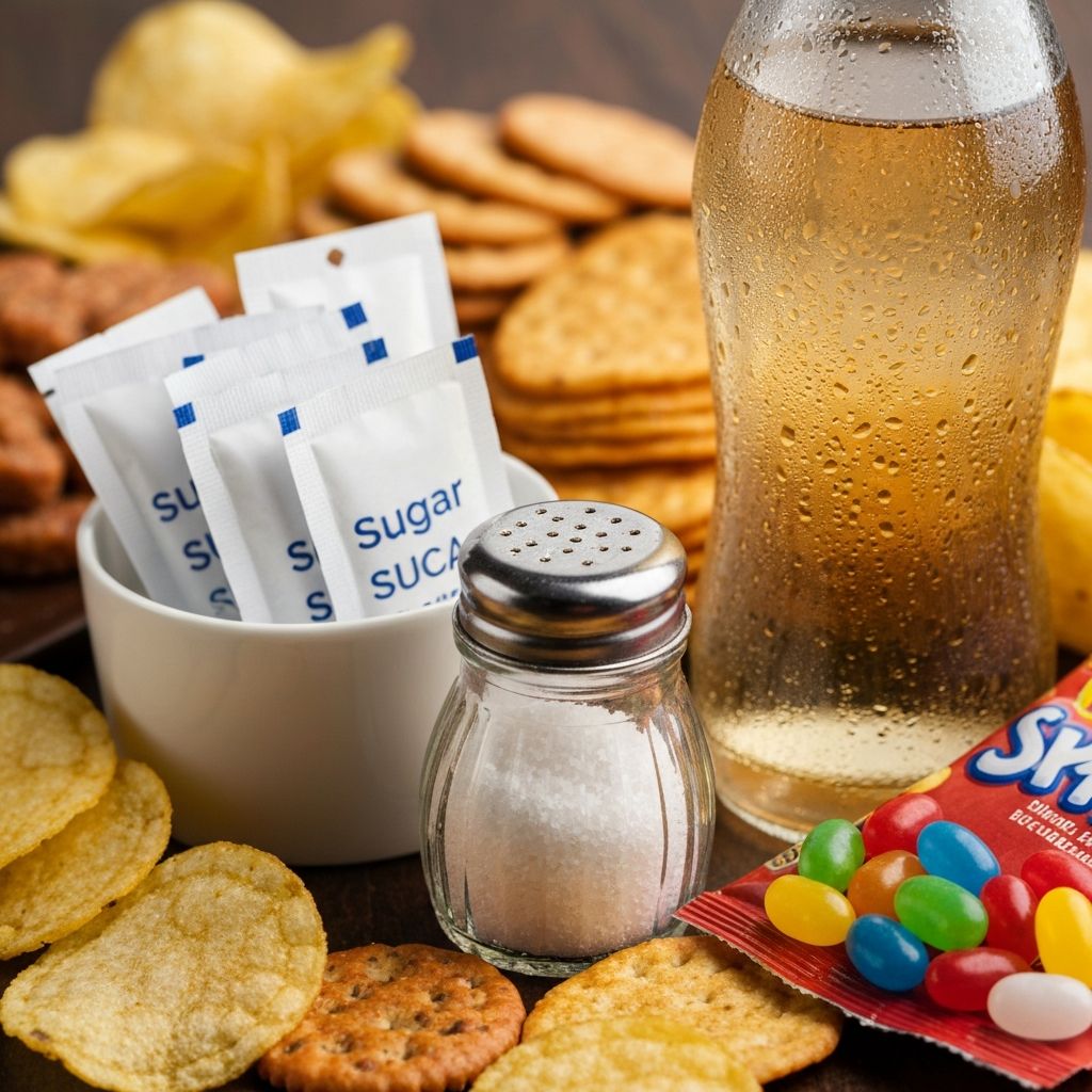 Excess Intakes of Free Sugars and Saturated Fat