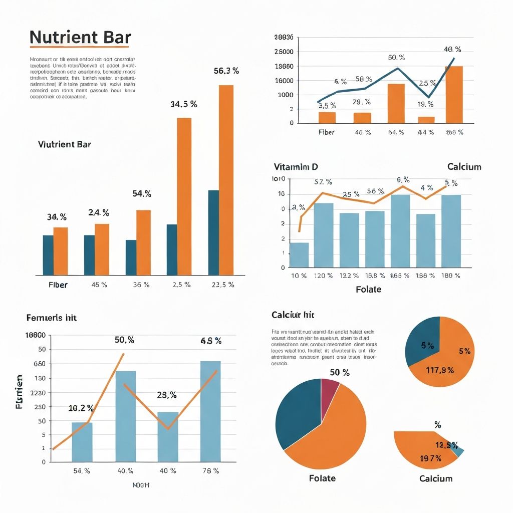 Chart showing nutrient shortfalls in UK population